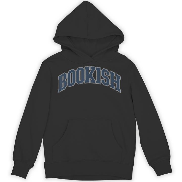 Bookish Vintage Varsity Style Book Lover Art Unisex Hoodie