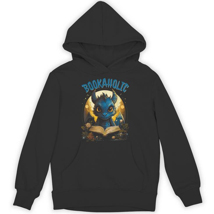 Books Quote Bookaholic Dragon Bookish Reading Unisex Hoodie