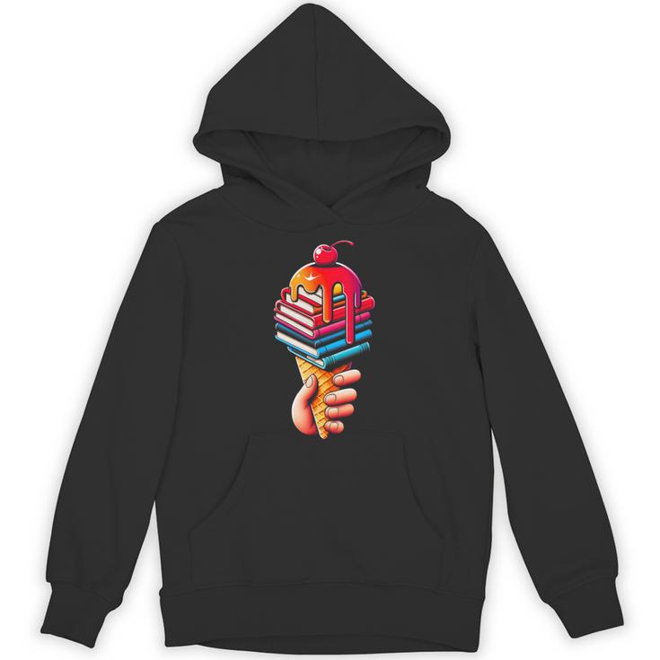 Books Reading Ice Cream Unisex Hoodie