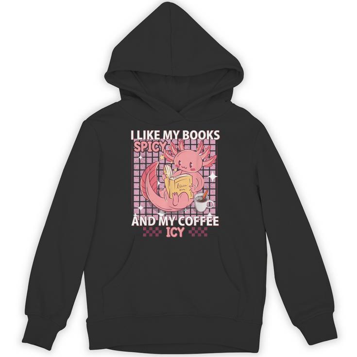 I Like My Books Spicy And My Coffee Icy Librarian Unisex Hoodie