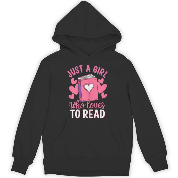 Bookworm Just A Girl Who Loves To Read Unisex Hoodie