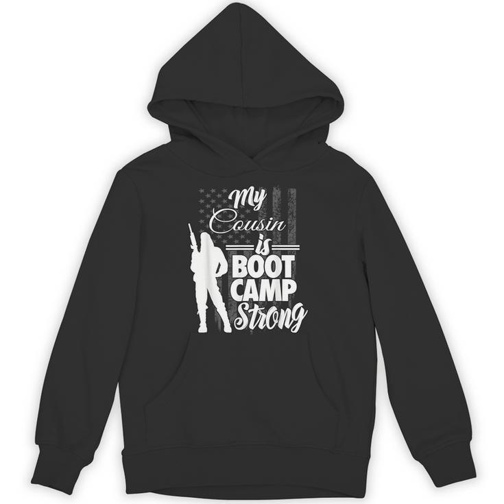 Boot Camp Graduation Military Cousin Support Tee Unisex Hoodie