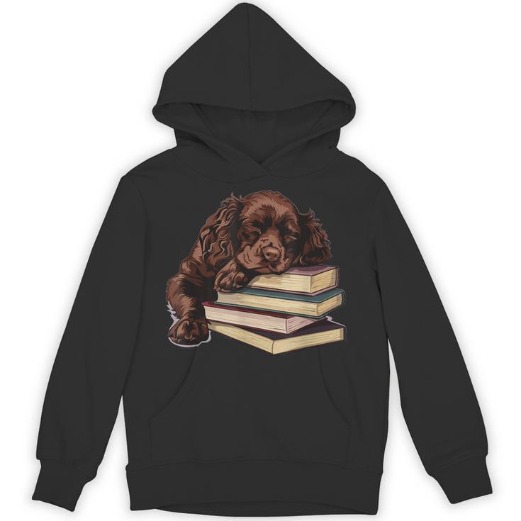 Boykin Spaniel Books Dog Breed Graphic Unisex Hoodie