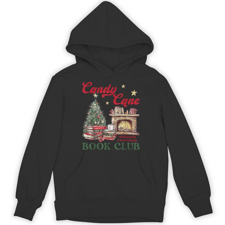 Candy Cane Book Club Holiday Party & Book Exchange Unisex Hoodie
