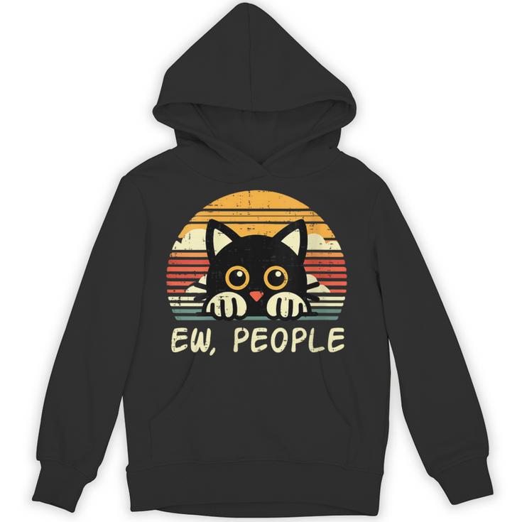 Cat Eww People Introvert Meme Women Men Kids Unisex Hoodie Cat Eww People Introvert Meme Women Men Kids Unisex Hoodie