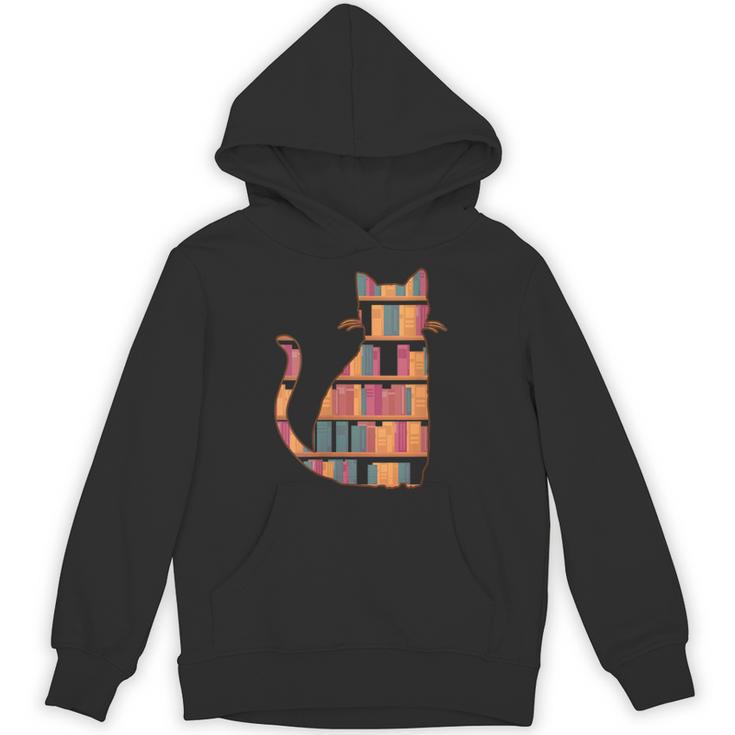 Cats Reading Books Librarian Library Readers Unisex Hoodie