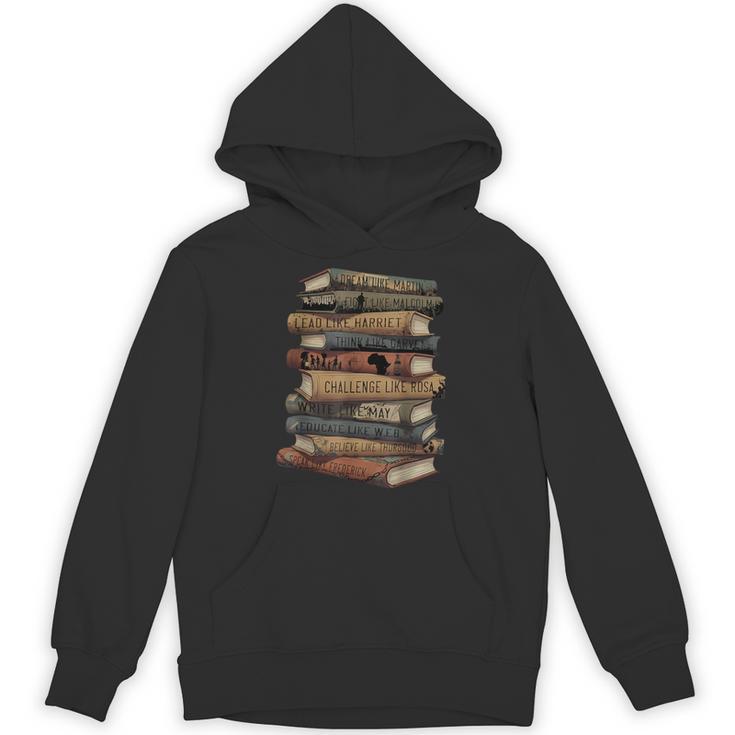 Celebrating History Month Floral Books Teacher Unisex Hoodie