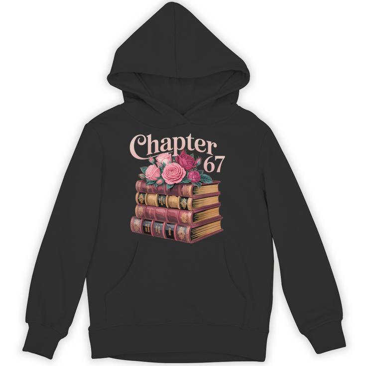 Chapter 67 Floral Book Stack Unisex Hoodie