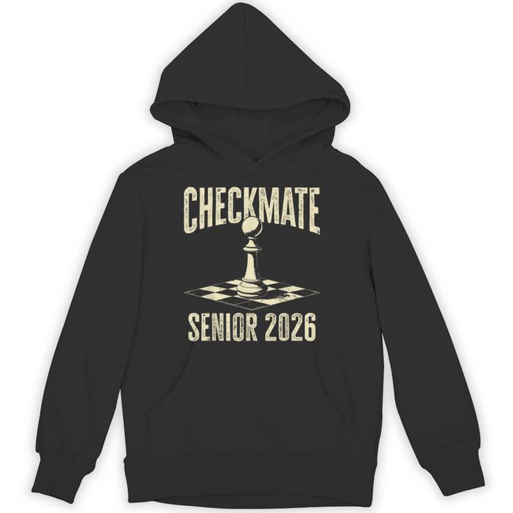 Checkmate Senior 2026 Chess Piece Class Of 2026 Graduation Unisex Hoodie