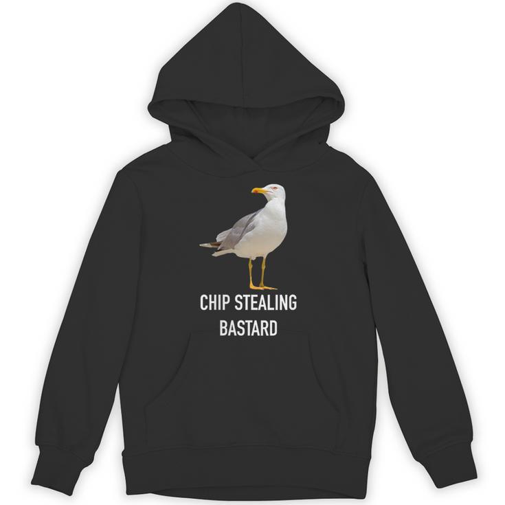 Chip Stealing Seagull Men Women Seaside Holiday Memory Unisex Hoodie