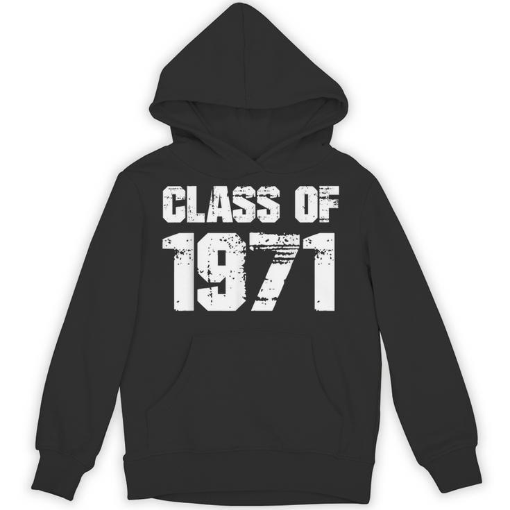 Class Of 1971 High School College Graduation Reunion T-Shirt Unisex Hoodie