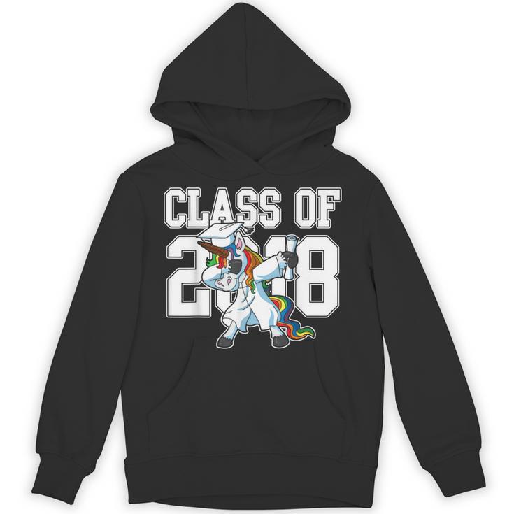 Class Of 2018 Dabbing Unicorn Graduation Shirt Unisex Hoodie