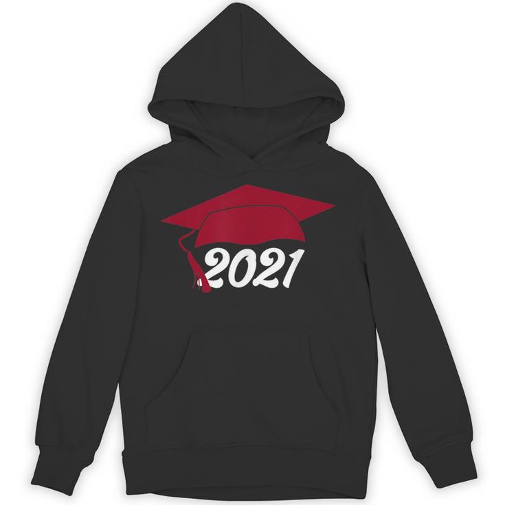 Class Of 2021 Burgundy Regalia Graduation Unisex Hoodie