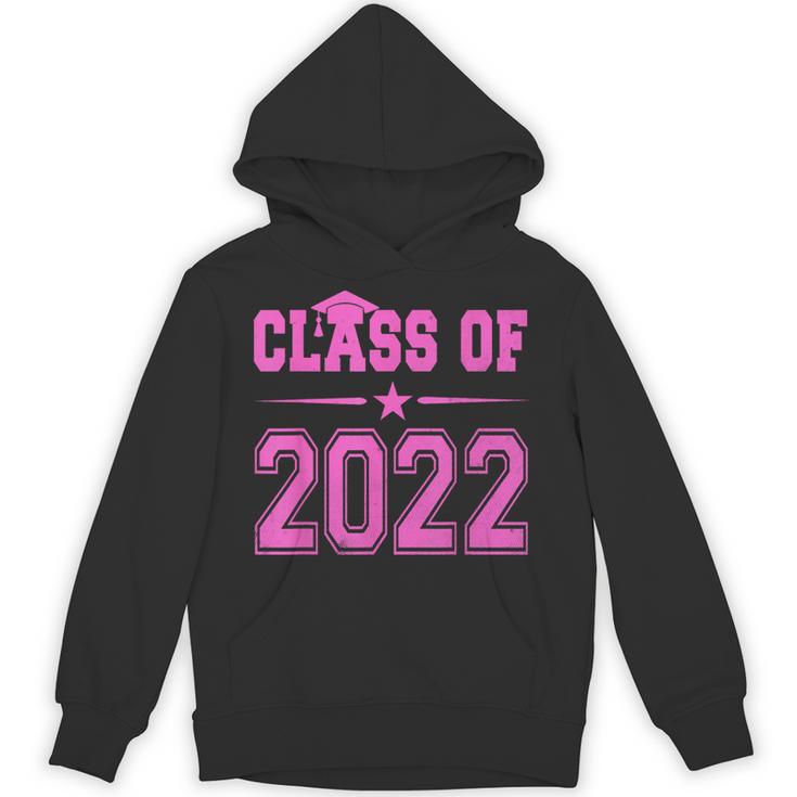 Class Of 2022 Pink Girls Shirt Graduation Unisex Hoodie