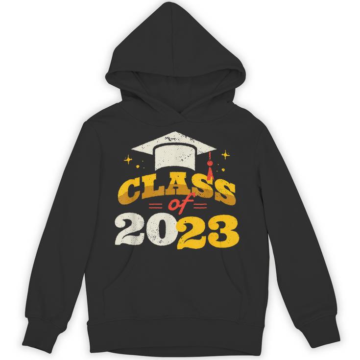 Class Of 2023 School Graduation Vintage Retro Class Of 2023 Unisex Hoodie