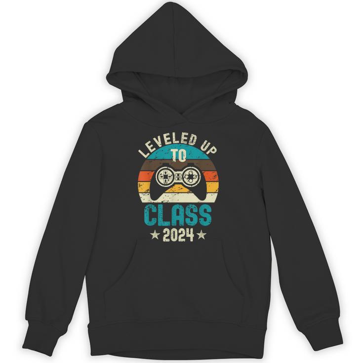 Class Of 2024 Senior Graduation Leveled Up Gamer Class 2024 Unisex Hoodie