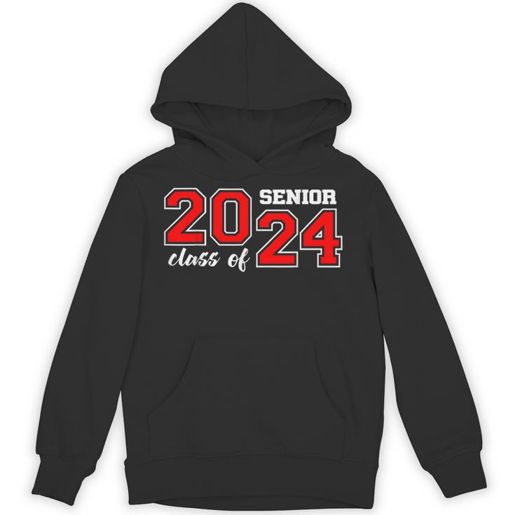 Class Of 2024 Senior Year Boys Girls School Graduation Unisex Hoodie