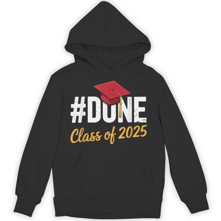 Class Of 2025 Graduation Hashtag DONE Graduate Unisex Hoodie