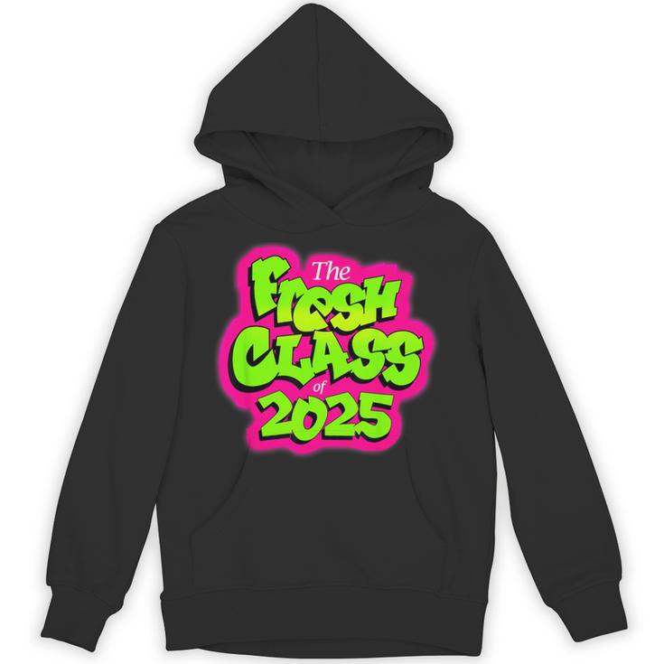 Class Of 2025 Senior Fresh 90s TV Style Retro Graduation Unisex Hoodie