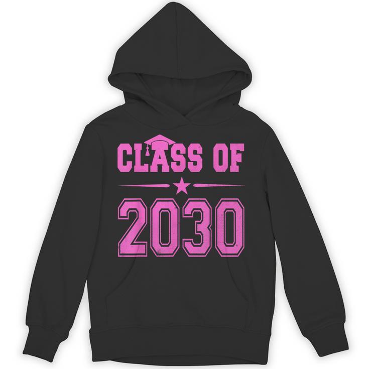Class Of 2030 Pink Girls Shirt Graduation Unisex Hoodie