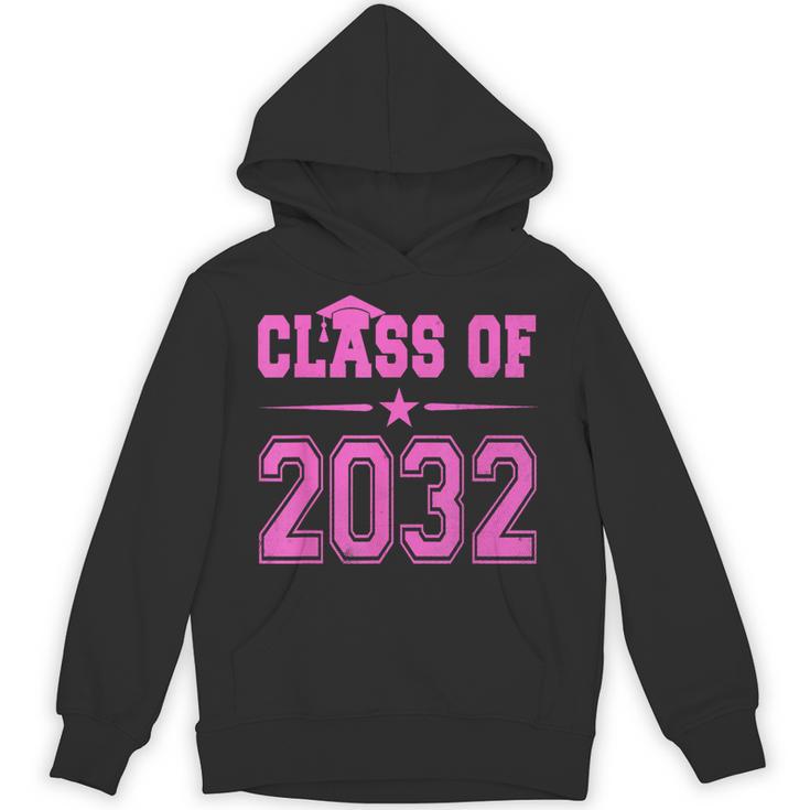 Class Of 2032 Pink Girls Shirt Graduation Unisex Hoodie