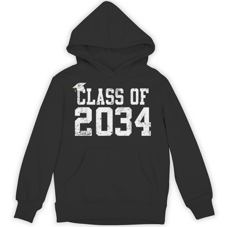 Class Of 2034 Grow With Me First Day Of School Graduation Unisex Hoodie