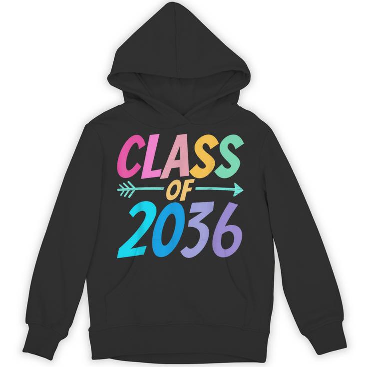 Class Of 2036 First Day Kindergarten Grow With Me Graduation Unisex Hoodie