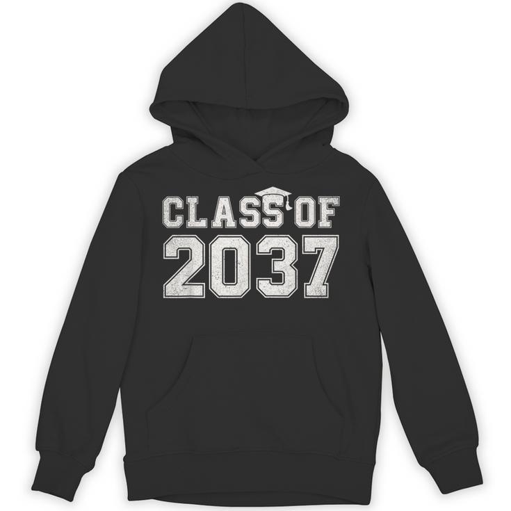 Class Of 2037 Kindergarten To Graduation First Day Of School Unisex Hoodie