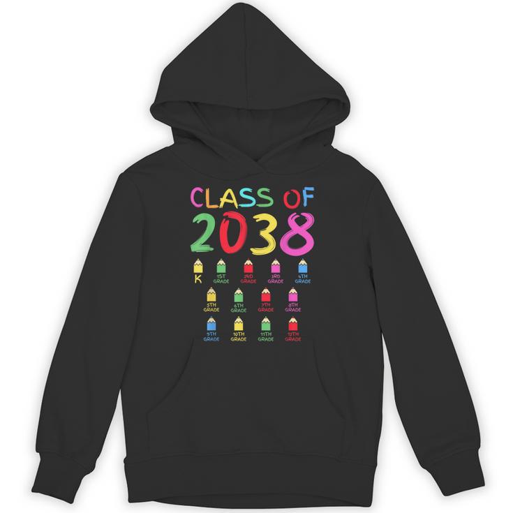 Class Of 2038 Senior Class 2038 Idea Graduation Grow With Me Unisex Hoodie