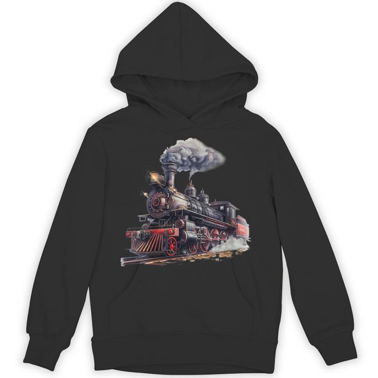 Classic Steam Train Enthusiasts Nostalgia For Train Lovers Unisex Hoodie