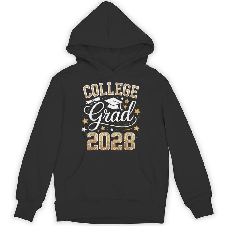 College Grad Class Of 2028 Senior Graduate Graduation 2028 Unisex Hoodie