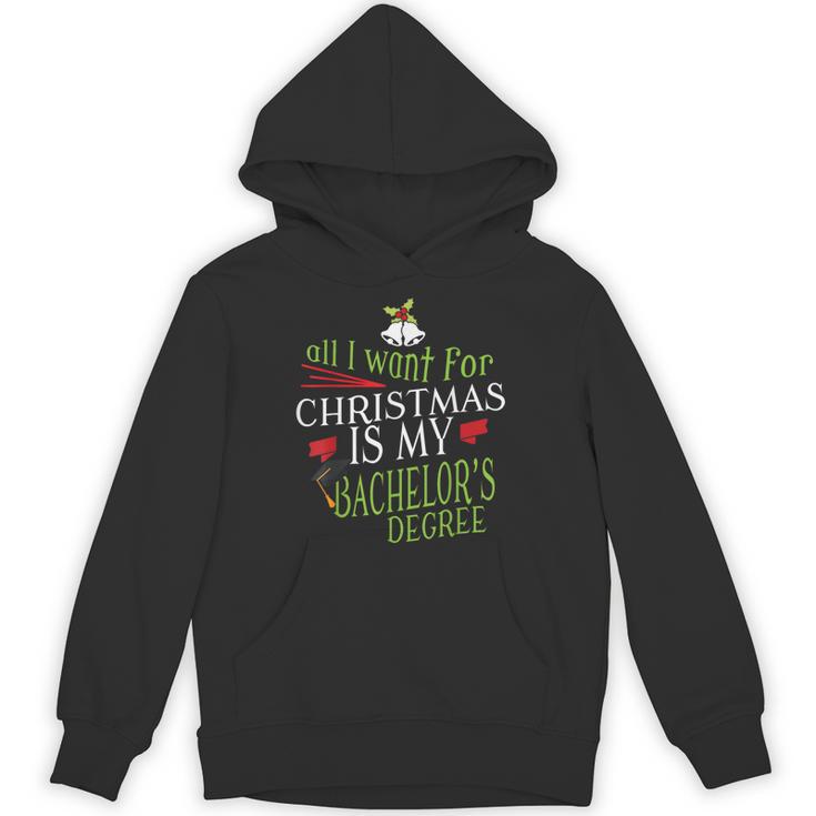 College Student Christmas Bachelors Degree Graduation Unisex Hoodie