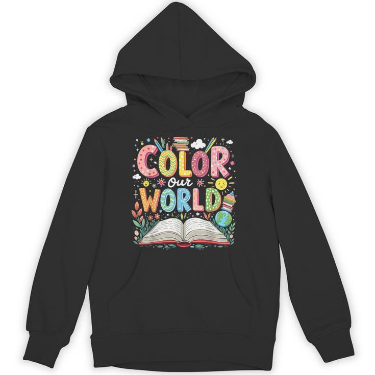 Color Our World Book Reading Program 2026 Summer Unisex Hoodie
