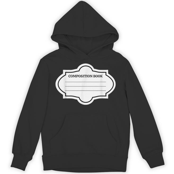 Composition Book Notebook Teacher's Halloween Group Costume Unisex Hoodie