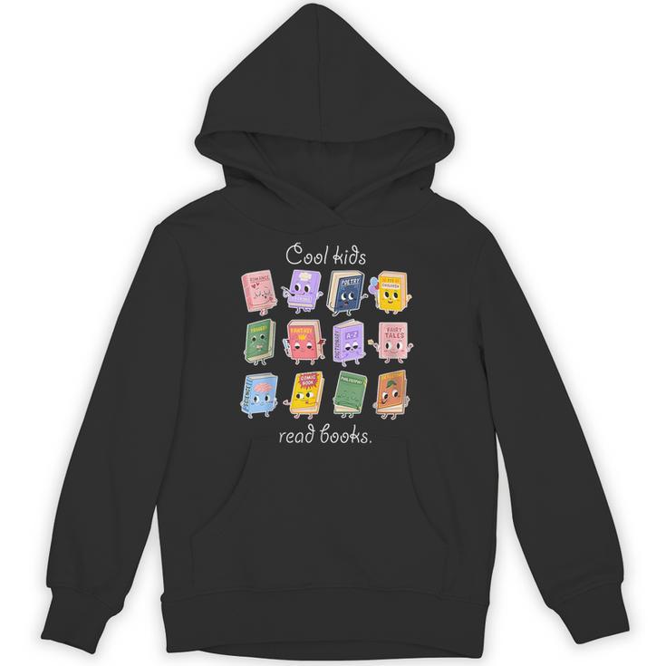 Cool Kids Read Books School Librarian Reading Teacher Unisex Hoodie