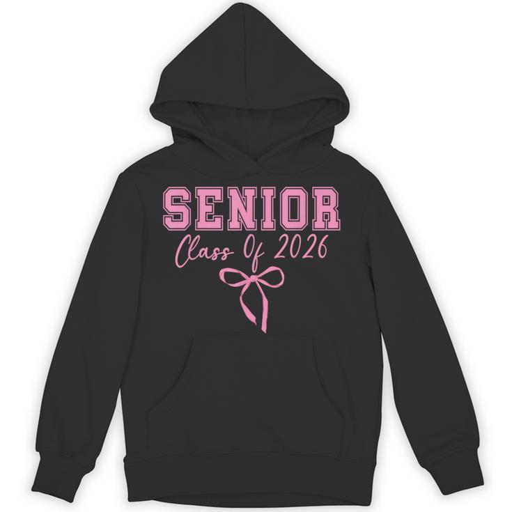 Coquette Senior 2026 Class Of 2026 Pink Bow Graduation 2026 Unisex Hoodie