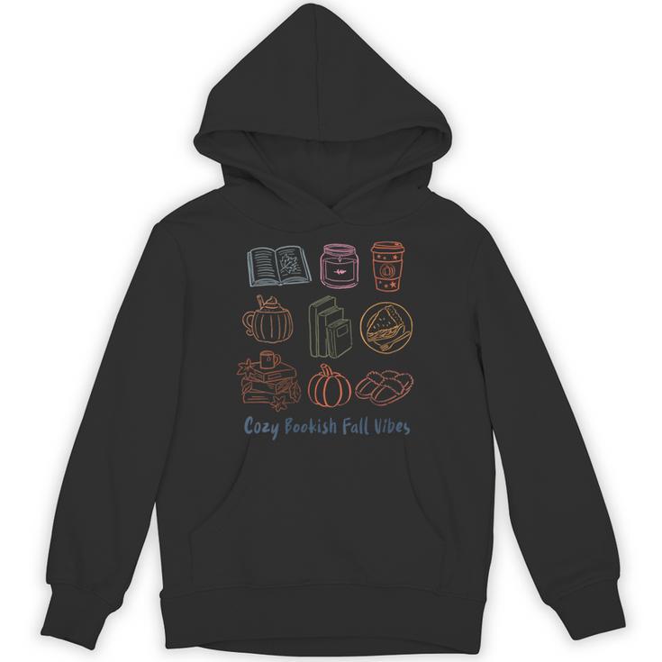 Cozy Bookish Fall Vibes Pumpkin Latte Books Autumn Reading Unisex Hoodie