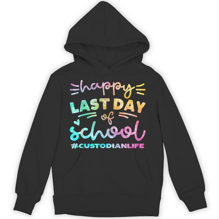 Custodian Life Graduation Day Last Day Of School Tie Dye Unisex Hoodie