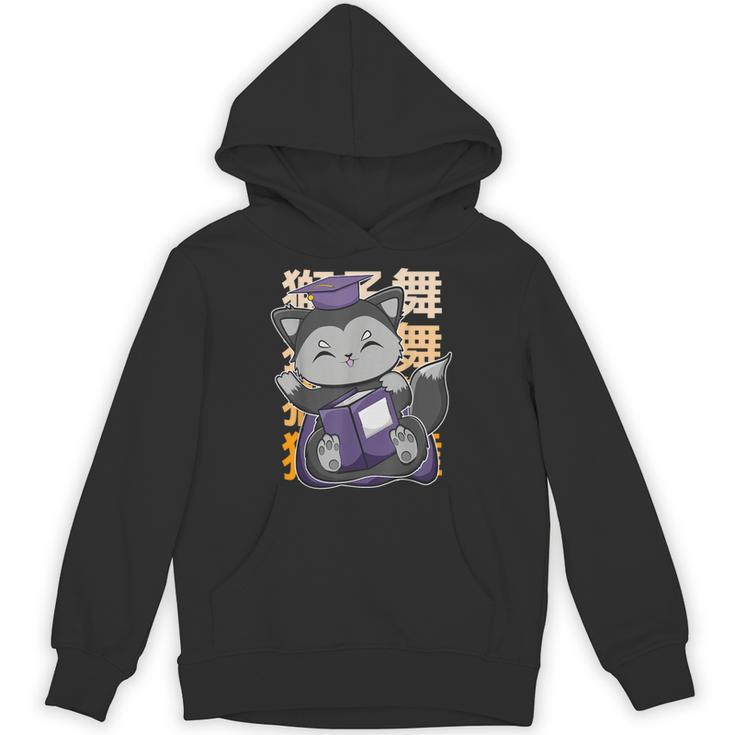 Cute Anime Fox Graduate Of A Class For Graduation Unisex Hoodie