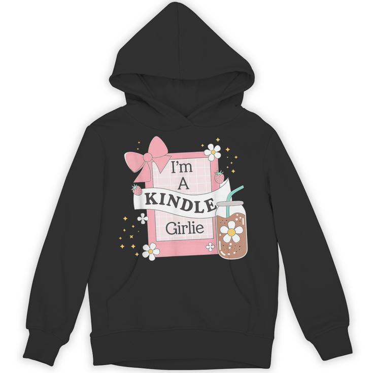 Cute Bookish Kindle Girlie Nerdy Read Book Lover Girl Women Unisex Hoodie