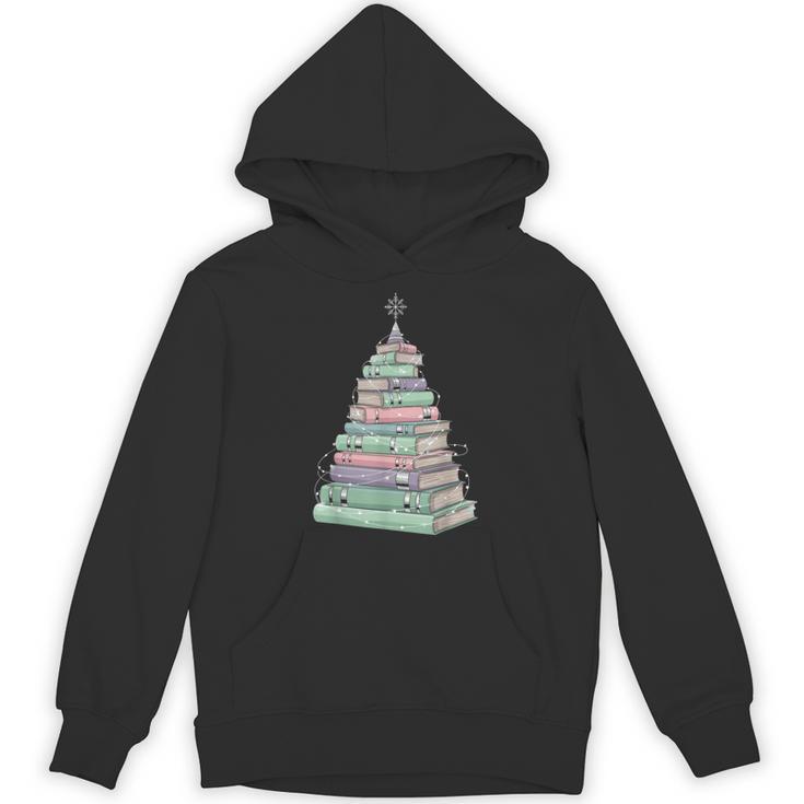 Cute Bookmas Christmas Book Tree Book Lover Teacher Unisex Hoodie Cute Bookmas Christmas Book Tree Book Lover Teacher Unisex Hoodie