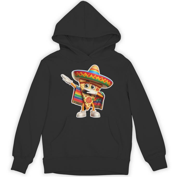Dabbing Mexican Pizza Dance Food Lover Graduation Unisex Hoodie