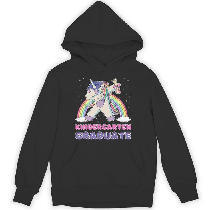 Dabbing Unicorn Kindergarten Graduation Dab Dance Girl Unisex Hoodie