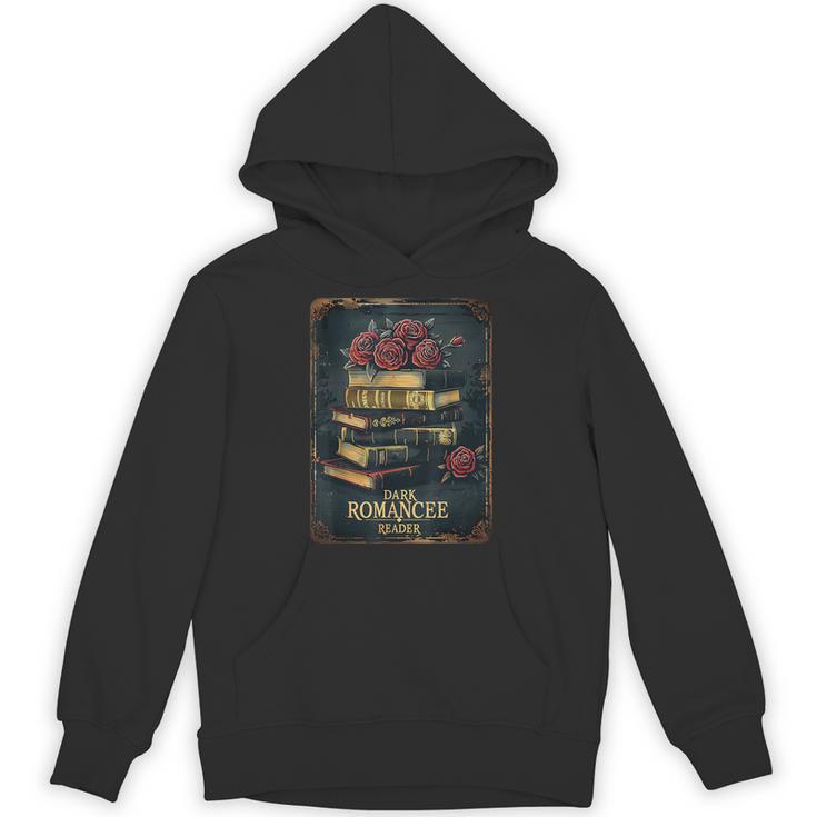 Dark Romance Reader Vintage Floral Book Lover Unisex Hoodie