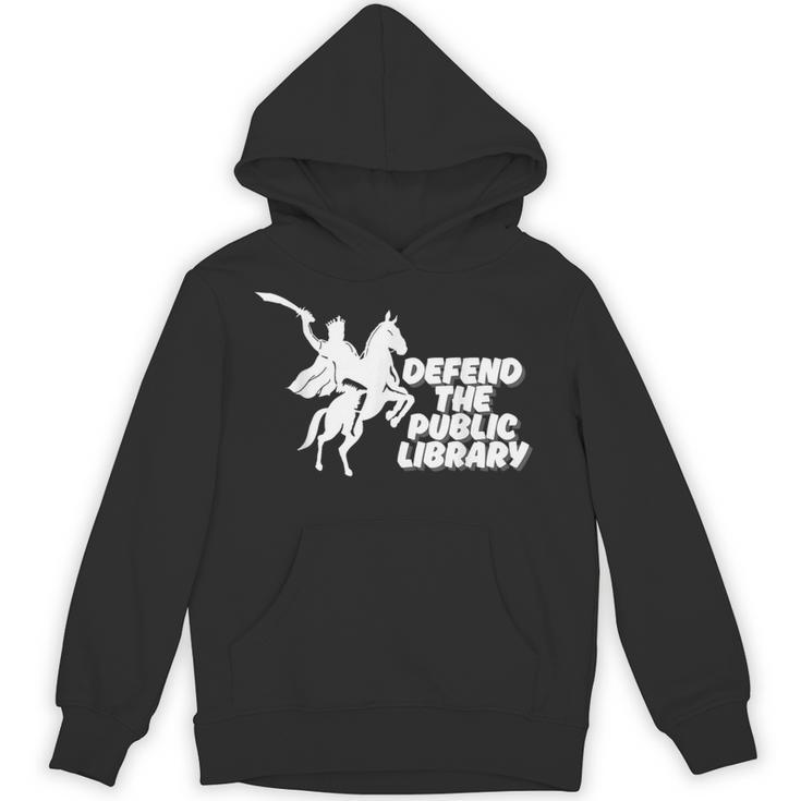Defend Public Library Support Local Library Book Lover Unisex Hoodie