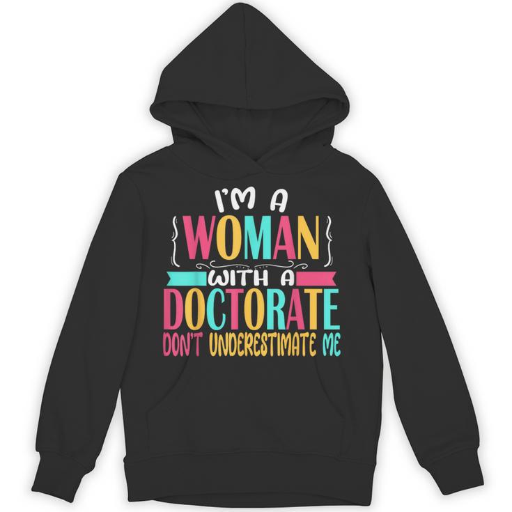Doctorate Degree PhD Graduation PsyD Woman EdD Psychology Unisex Hoodie