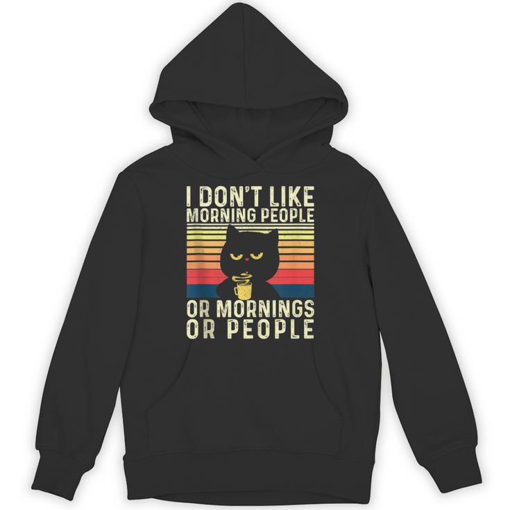 I Don't Like Morning People Introvert Introverted Antisocial Unisex Hoodie