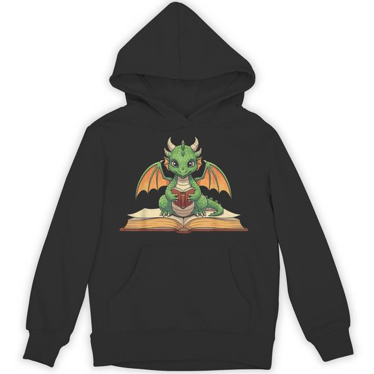 Dragon Reading Book Bookworm Unisex Hoodie