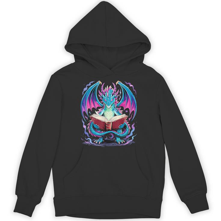 Dragon Reading Book Lover Unisex Hoodie