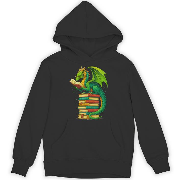Dragon Reading Books Matching Bookworm Readers Librarian Unisex Hoodie